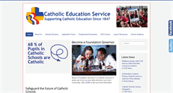 Desktop Screenshot of catholiceducation.org.uk