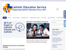 Tablet Screenshot of catholiceducation.org.uk