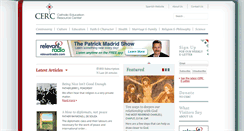 Desktop Screenshot of catholiceducation.org